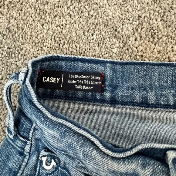 True Religion Women’s Casey Super Skinny Low Rise Jean - Picture 7 of 13